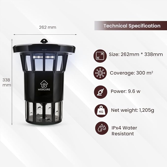 Moscure IPO Outdoor — 365nm UV LED Light Active